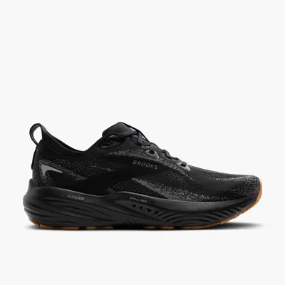 Brooks Men's Glycerin 22 Running Shoes In Black/primer Grey/biscuit
