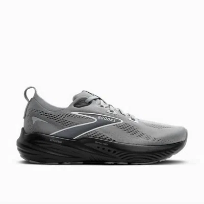 Brooks Men Glycerin 22 Running Shoes In Primer Gray/ebony/bluewash