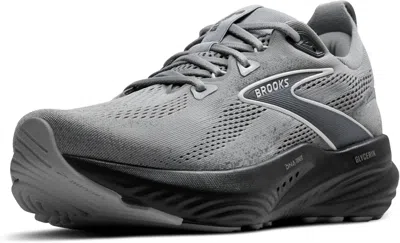 Brooks Men's Glycerin 22 Running Shoes In Primer Grey/ebony/bluewash In Gray