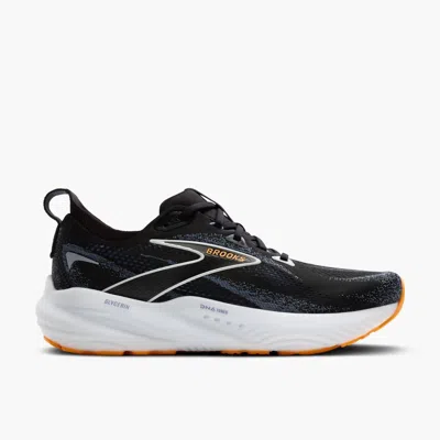 Brooks Men's Glycerin 22 Shoes In Black/country Blue/orange Pop