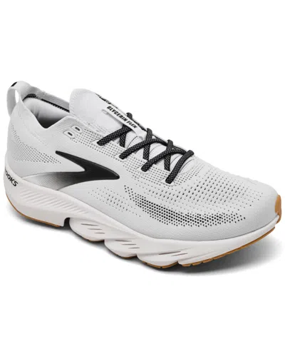Brooks Men's Glycerin Flex Running Sneakers From Finish Line In Gray