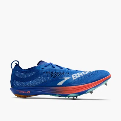 Brooks Men's Hyperion Elite Ld Athletic Track Shoes In Cobalt/pink Clay/orange In Blue