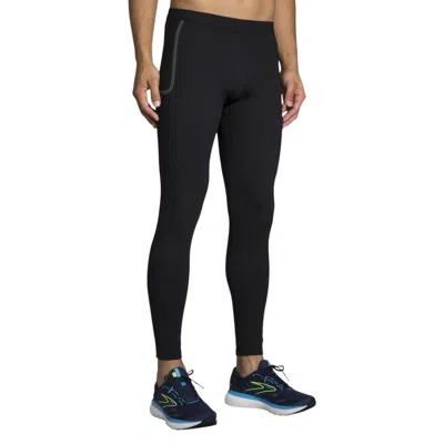 Brooks Men's Momentum Thermal Pant Tight In Black