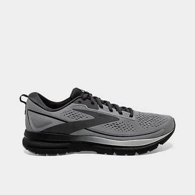 Brooks Men's Trace 3 Running Shoes In Grey/black/ebony