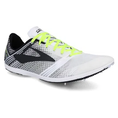 Brooks Men's Wire V4 Shoes In White/black/nightlife In Multi