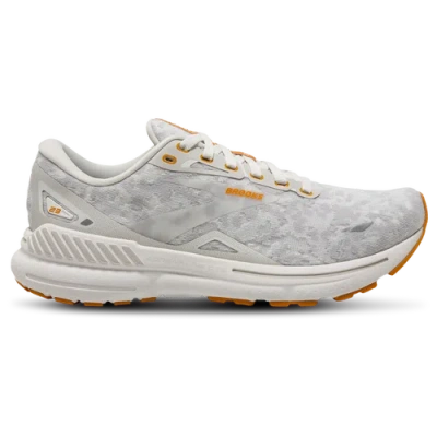 Brooks Mens  Adrenaline Gts 23 In Blanc/gray/sunflower