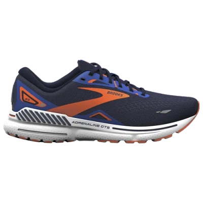 Brooks Mens  Adrenaline Gts 23 In Peacoat/orange/surf The Web