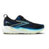 Brooks Glycerin Gts 22 Running Shoe In Cobalt/neon Yellow/black