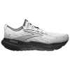 Brooks Men's Glycerin Stealthfit 21 Running Sneakers From Finish Line In White/grey/black