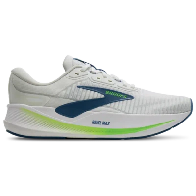 Brooks Revel Max White Green Ss26 Shoes