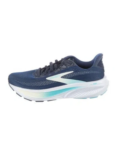 Pre-owned Brooks Mesh Colorblock Pattern Athletic Sneakers In Blue