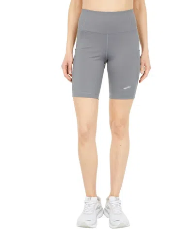 Brooks Method 8" Short Tight In Steel In Blue