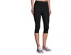 Brooks Method Half Crop Tights In Black In Black