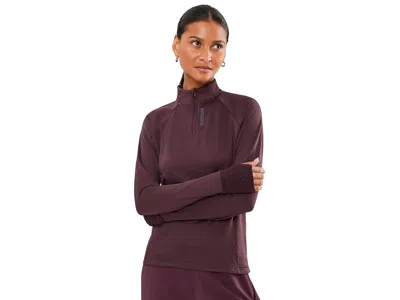 Brooks Momentum Thermal 1/4 Zip Women's Sweatshirt Cocoa: 2xl (women's 20-22)