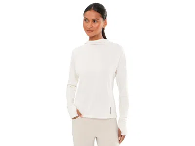 Brooks Momentum Thermal Hoodie Women's Sweatshirt Bone: Md (women's 8-10), Polyester/spandex