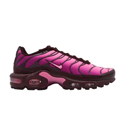 Pre-owned Brooks Nike Wmns Air Max Plus 'burgundy Crush Captures Flower Pink Spell' | Red | Women's Size 7.5