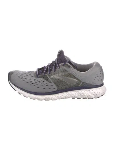 Pre-owned Brooks Patterned Athletic Sneakers In Gray