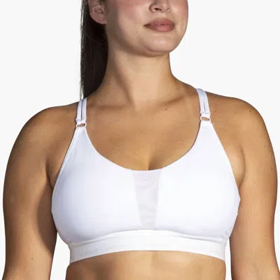 Brooks Plunge 3.0 Sports Bra In White