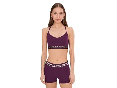 Brooks Pr Elite Bra In Purple