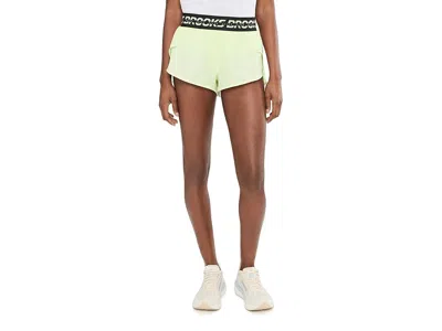 Brooks Pr Elite Split Shorts In Neutral