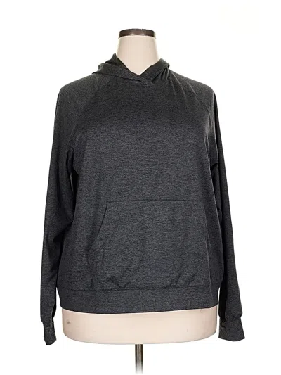 Pre-owned Brooks Pullover Hoodie In Gray