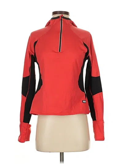 Pre-owned Brooks Pullover Hoodie In Red