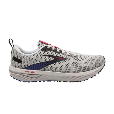 Pre-owned Brooks Revel 6 'dawn Blue Cayenne' | Grey | Men's Size 9 In Gray