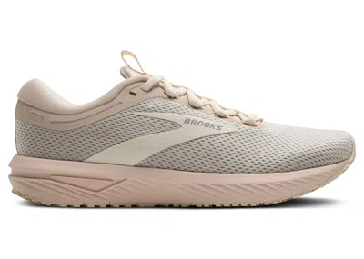 Pre-owned Brooks Revel 7 (women's) Sneakers In Almond/coconut Milk/london Fog