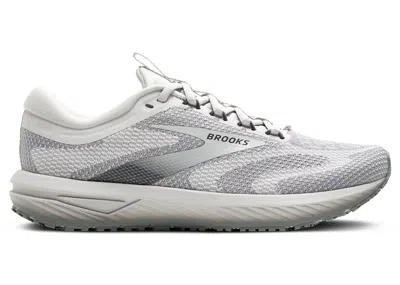 Pre-owned Brooks Revel 7 (women's) Sneakers In Oyster Mushroom/primer Grey