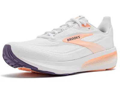 Brooks Revel 9 Women's Running Shoes White/cyber Peach/purple: 6 B - Medium In Multi
