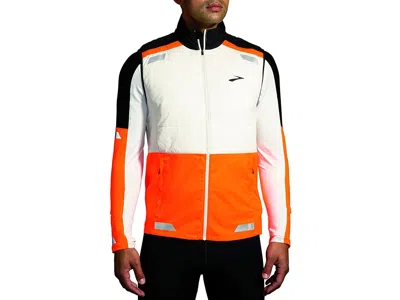 Brooks Run Visible Insulated Vest In Orange