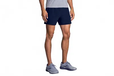 Brooks Sherpa 5" Shorts In Navy In Blue