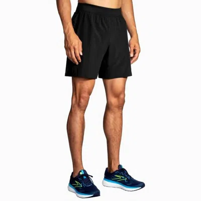 Brooks Sherpa 7" Shorts In Black