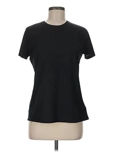 Pre-owned Brooks Short Sleeve T-shirt In Black