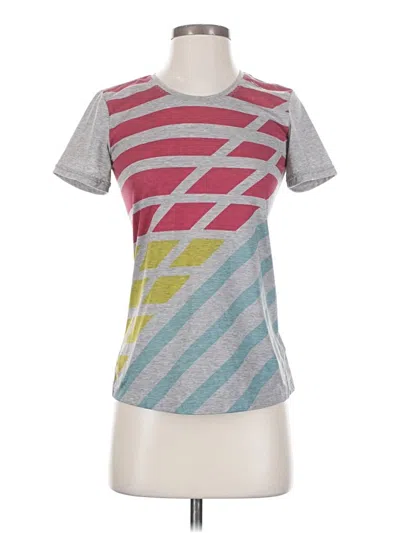 Pre-owned Brooks Short Sleeve T-shirt In Gray