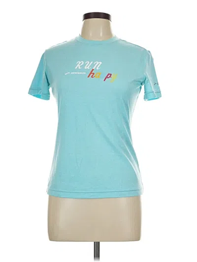 Pre-owned Brooks Short Sleeve T-shirt In Teal
