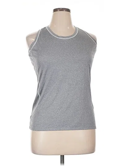 Pre-owned Brooks Sleeveless T-shirt In Gray
