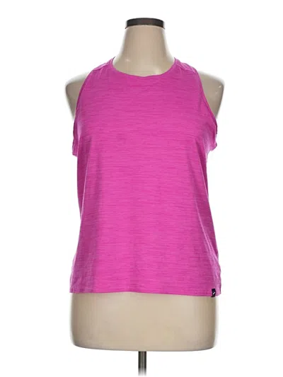 Pre-owned Brooks Sleeveless T-shirt In Pink