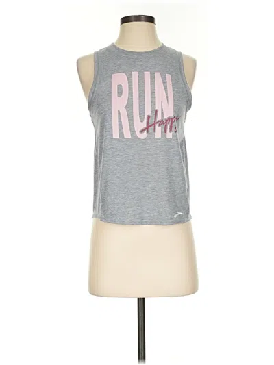 Pre-owned Brooks Sleeveless T-shirt In Silver