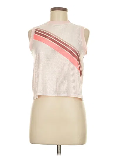 Pre-owned Brooks Sleeveless T-shirt In White