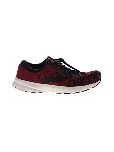 Pre-owned Brooks Sneakers In Burgundy