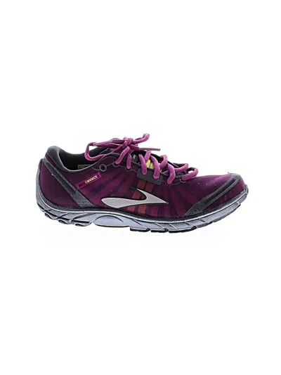 Pre-owned Brooks Sneakers In Purple