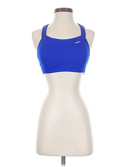 Pre-owned Brooks Sports Bra In Blue