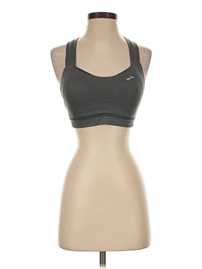 Pre-owned Brooks Sports Bra In Gray