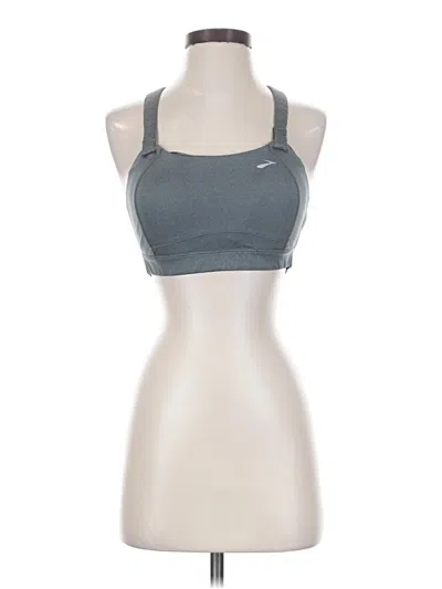Pre-owned Brooks Sports Bra In Gray