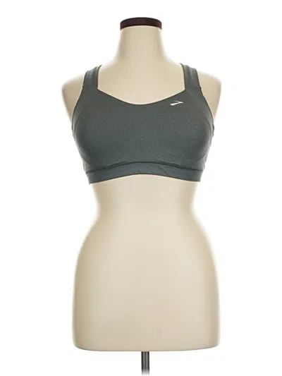 Pre-owned Brooks Sports Bra In Gray