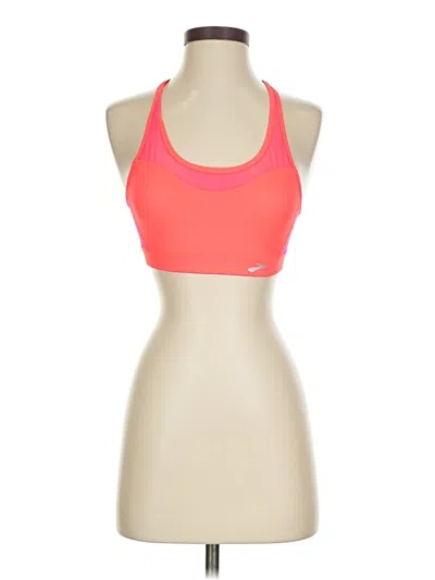Pre-owned Brooks Sports Bra In Orange