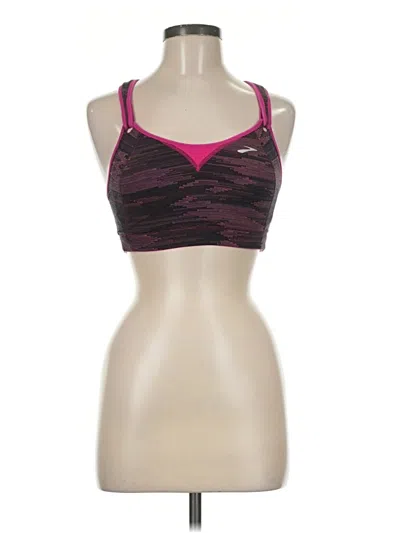 Pre-owned Brooks Sports Bra In Pink
