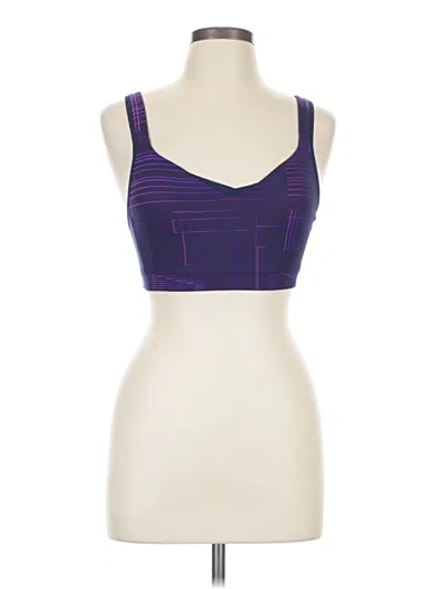 Pre-owned Brooks Sports Bra In Purple