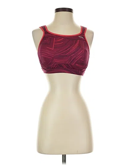 Pre-owned Brooks Sports Bra In Red